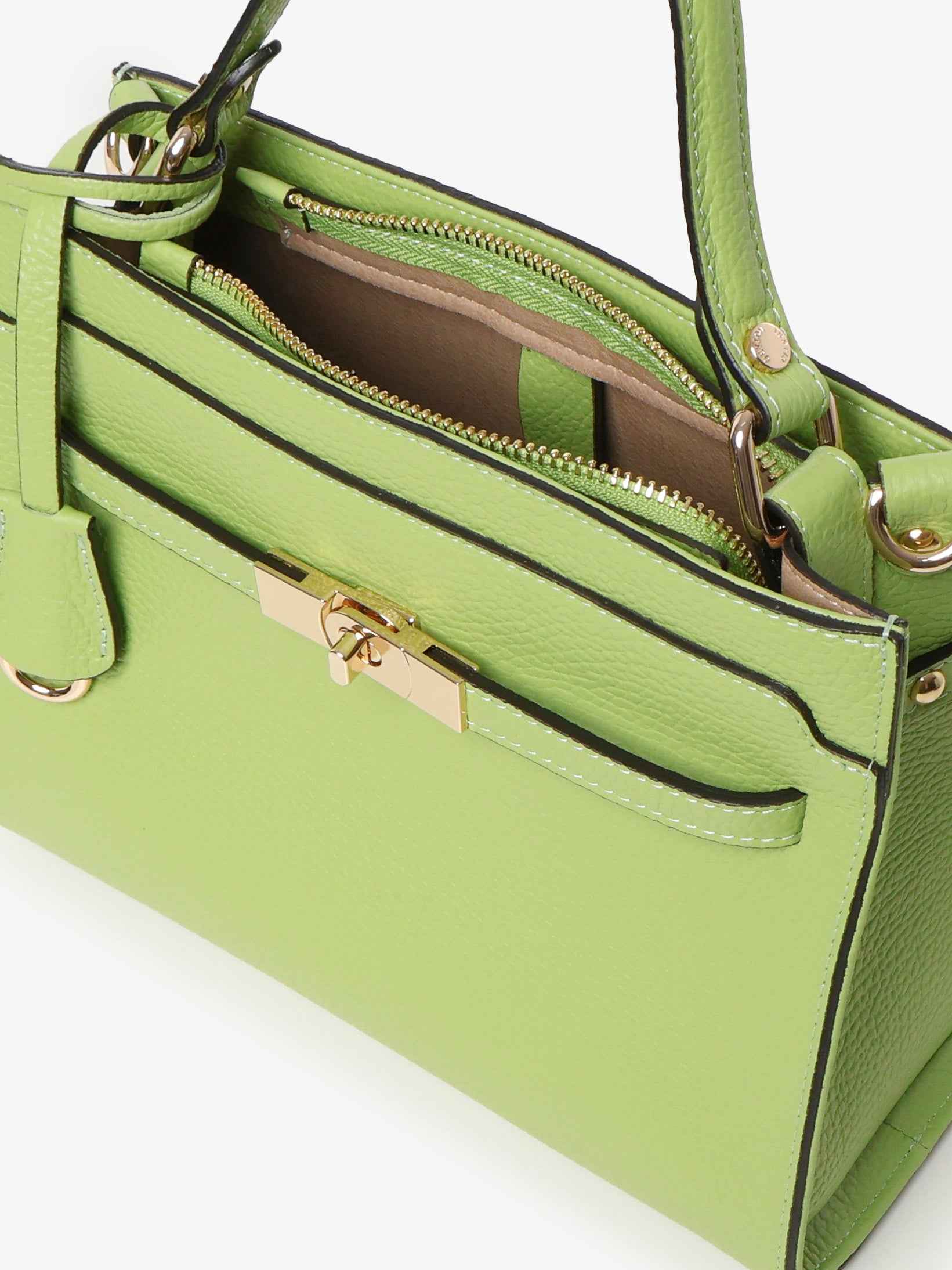 anuans パンプス アイボリー GIANNI NOTAR バッグ グリーン Ivory - Gianni Notaro